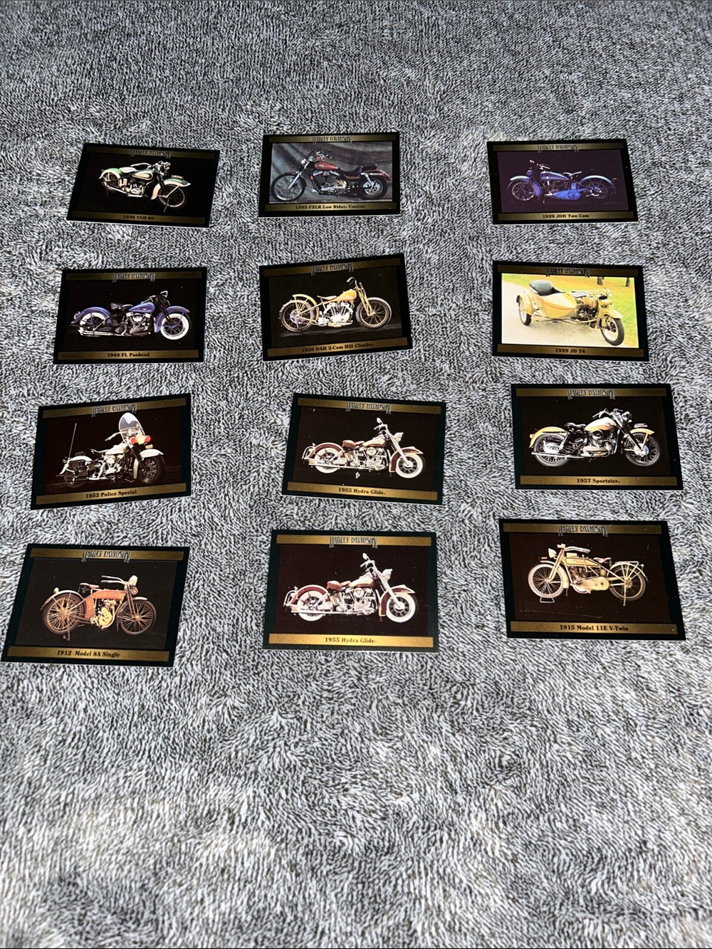 Harley-Davidson vintage Motorcycle cards